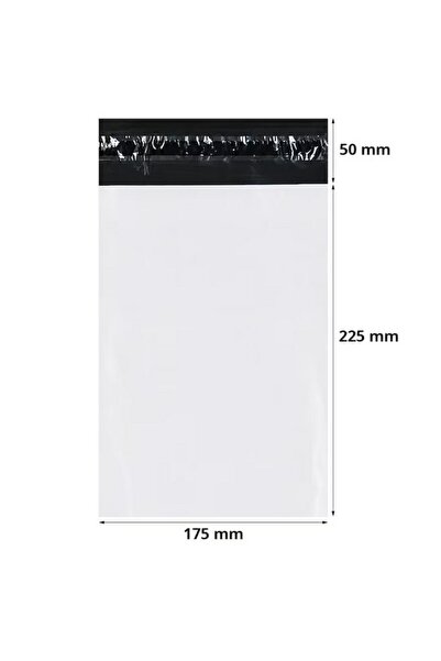 INATECH Set 100 Buc Pungi Curierat 175 x 255 + 50 mm, 50 microni, Autoadezive...