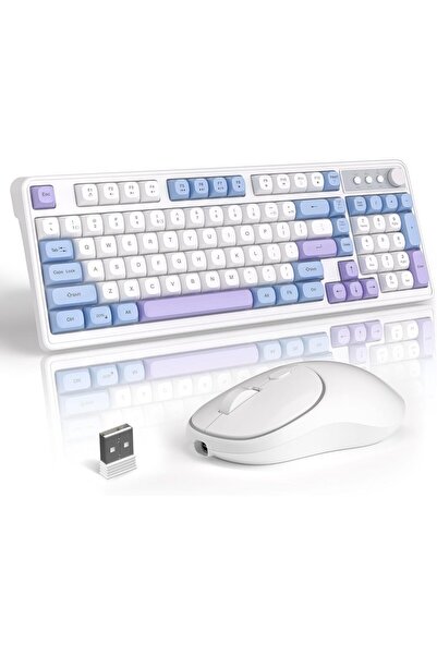 MageGee Wireless Gaming Keyboard and Mouse Combo V560, RGB Backlit Rechargeab...