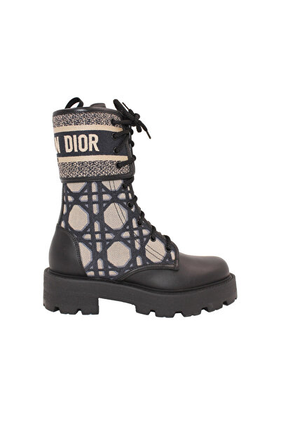 Christian Dior D-Major Low Boot KCI976CMY-49X Kadın Bot Siyah