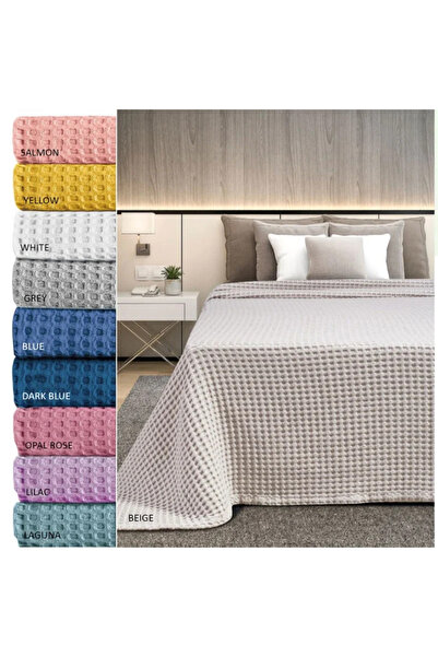 Adam Home Adam Κουβέρτα Πικέ Γκρι King Size 240×260