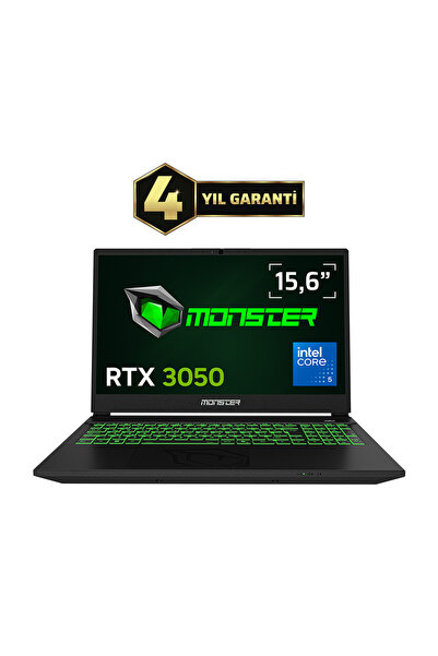 MONSTER Abra A5 V22.4.7 Intel Core 5 205H 8GB 500GB Rtx 3050 Windows 15,6" 14...