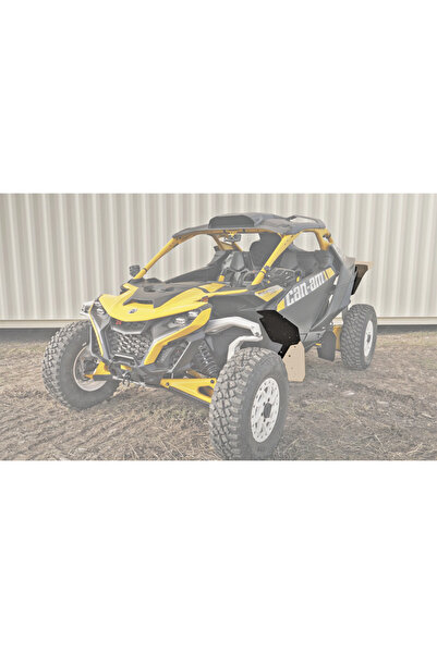 Generic Brand SSV MUDGUARDS CAN-AM MAVERICK R OVERFENDERS CREAM WITH BLACK