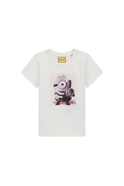 Guess Jeans Tricou băieți N6YI27K6651 Alb