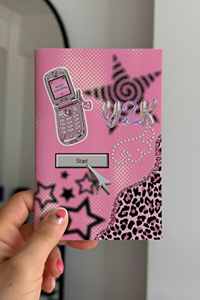 Planet Butik Y2K Mini Unlined Notebook