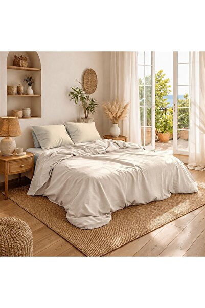 Dimcol Κουβέρτα Πικέ Μονόχρωμη 325 gr/m² 225x270 Ecru 100% Cotton