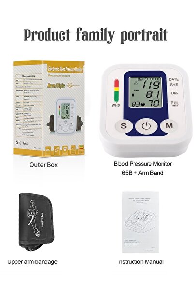 Choice no USB no Voice Digital Blood Pressure Meter Medical Voice Arm BP Sphy...