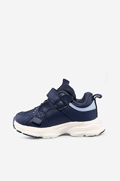Vicco Filika Printed Men's Preschool Navy Blue Sports Shoes