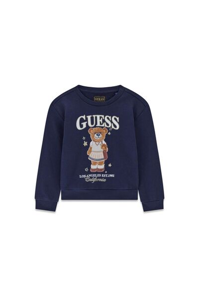 Guess Bluză de fată K6YQ05K4422 Albastru închis