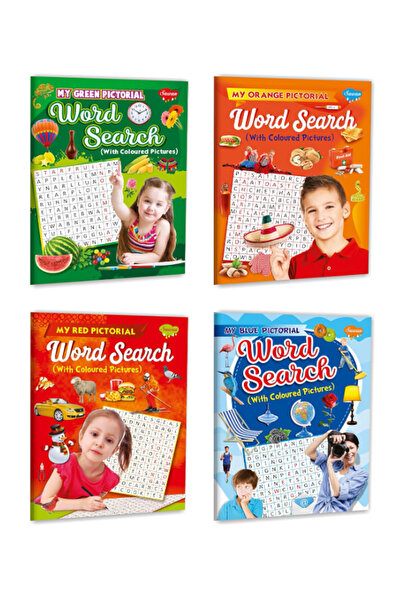Manoj Puplications My Red Pictorial Word Search