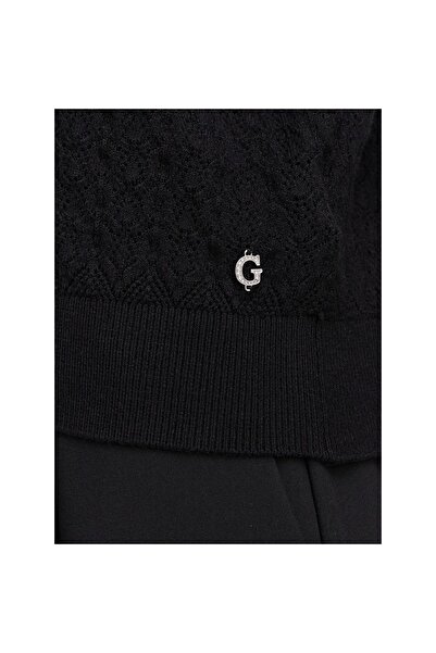 Guess Cardigan de damă W6YR14Z0955 Negru