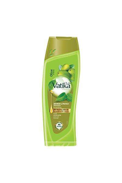 Vatika Naturals Nourish & Protect Shampoo with Natural Extracts Of Olive & He...