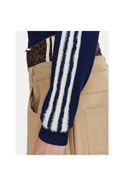 adidas Cardigan de damă KW2588 Albastru închis
