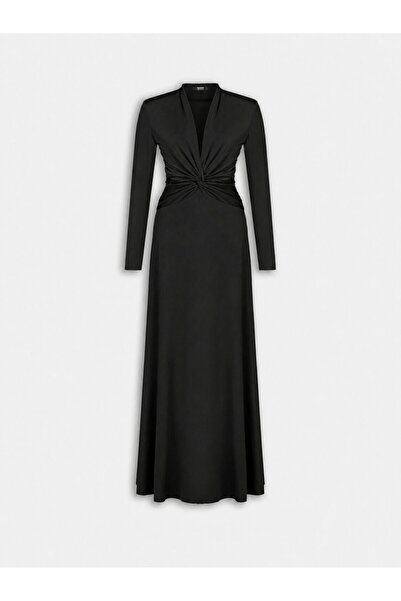 Nocturne Drapeli Maxi Elbise