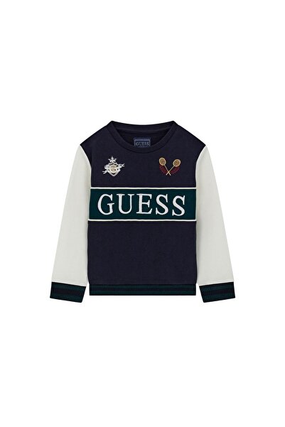 Guess Bluză băieți N6YQ08K4101 Albastru închis