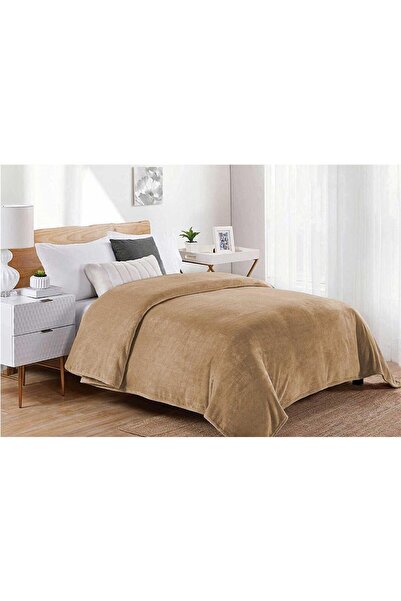 Dimcol ΚΟΥΒΕΡΤΑ CORAL FLEECE Polyester 160X220 Μονόχρωμη 02 Beige