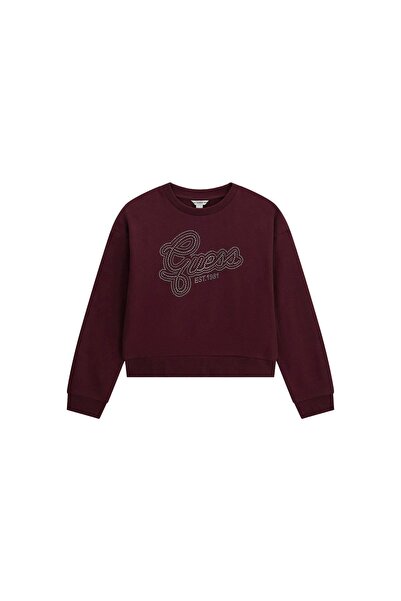 Guess Bluză de fată J6YQ05K3899 Bordeaux
