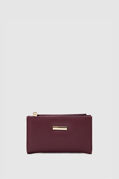 Shule Bags Aster Soft Textured Women's Wallet Claret Red