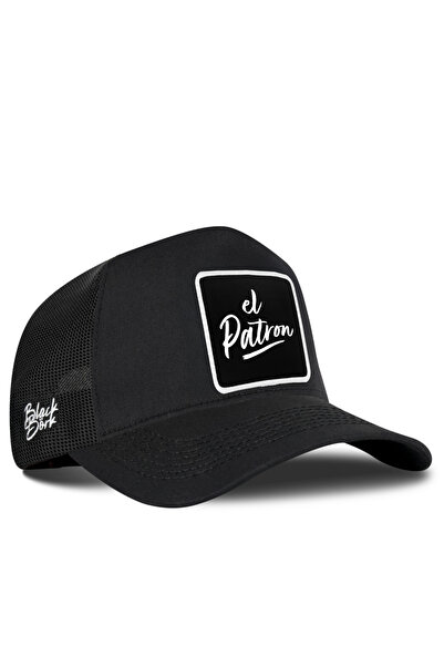 BlackBörk El Patron Logo Black Trucker Hat
