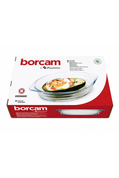 Paşabahçe 590007 BORCAM RIPPLE OVAL MİNİ TEPSİ