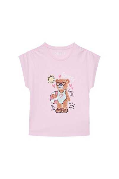 Guess Tricou de fată K6GI18K6YW4 Roz