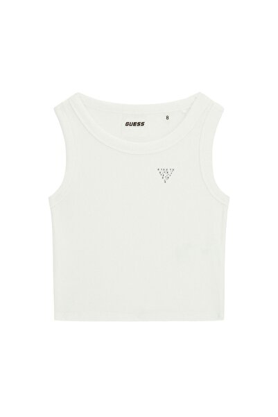 Guess Top de fată J6GI36K8RT2 Alb