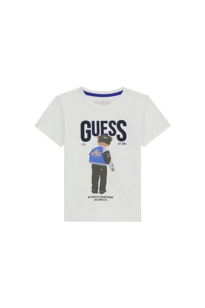 Guess Tricou băieți N6RI05K8HM4 Alb