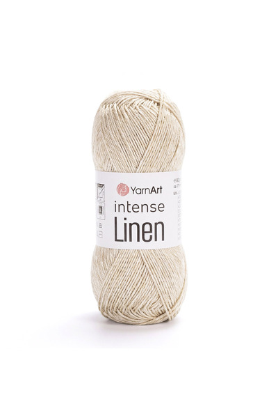 Yarnart Intense Linen 45% Linen 55% Viscose 50 Gr 175 m Fine Hand Knitting Ya...