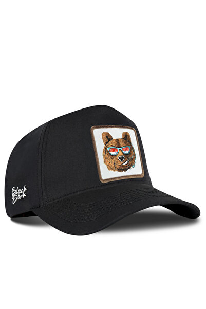 BlackBörk Bear Logo Black Baseball Premium Hat