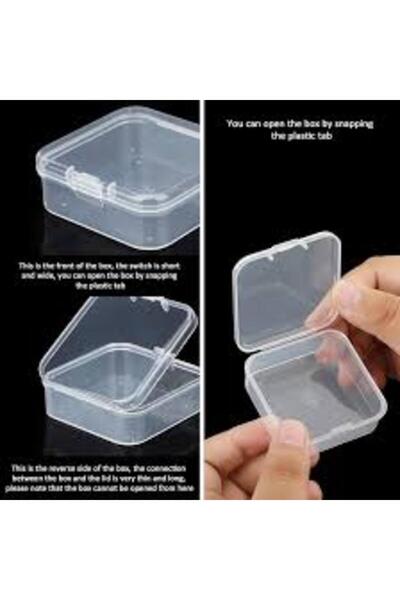 OEM Cutie din plastic transparenta pentru depozitarea bijuteriilor si a obiectelor mici 4.5/2 cm