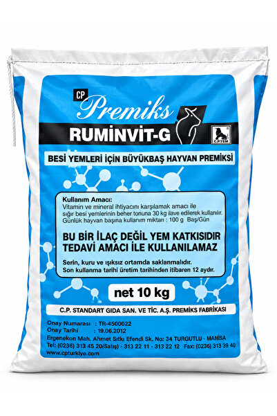 CP Besi Danaları ve Düveler için özel bir vitamin ve organik mineral premiksi...
