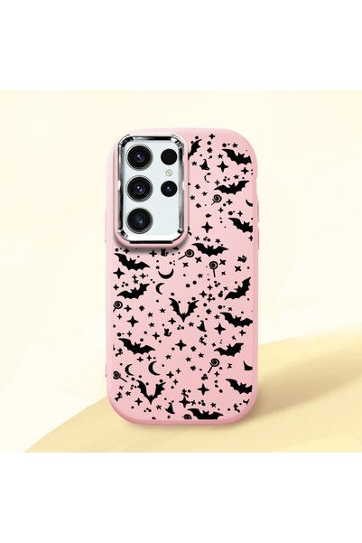 CHICASELUX Samsung Galaxy S24 Ultra Compatible Soft Silicone Case with Bat Mo...