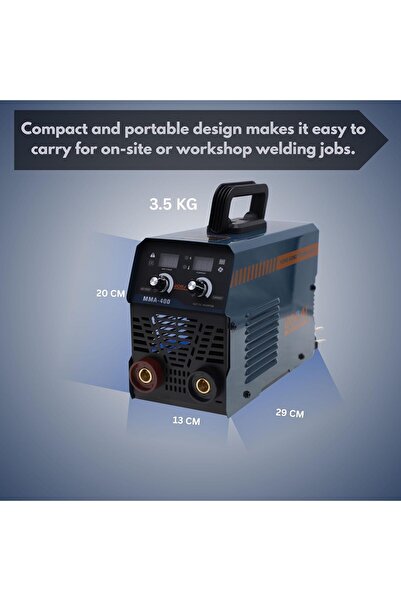 Bonai ARC-400 Inverter Welder | 220V-240V MMA Stick Welding Machine | Model BN-HK89 | IGBT Technology, IP21 Rated, Insulation Grade F | Portable Industrial Welding Equipment
