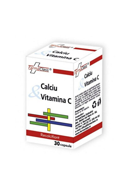 FarmaClass Calciu & Vitamina C Farma Class, 30 capsule