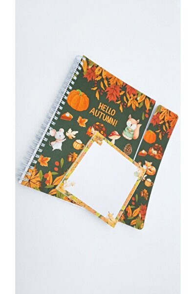 Hoot Designs Set papetarie design tomnatic: Carnetel A5 cu spira metalica (80...