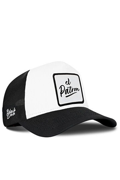 BlackBörk El Patron Logo Black-White Trucker Hat
