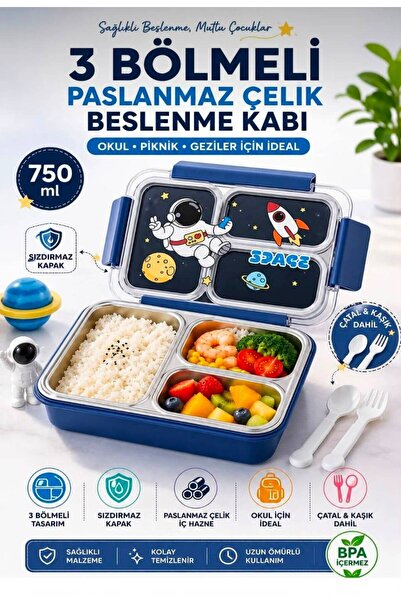 aetcr Stainless Steel Lunch Box Cute Children's Lunch Container Food Containe...