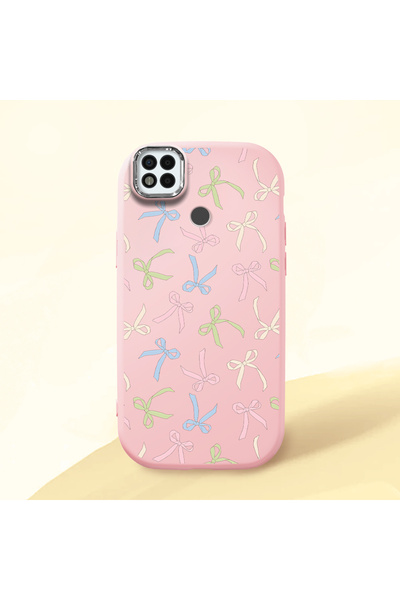 CHICASELUX Poco C31 Compatible Colorful Ribbon Printed Soft Silicone Case, Sh...