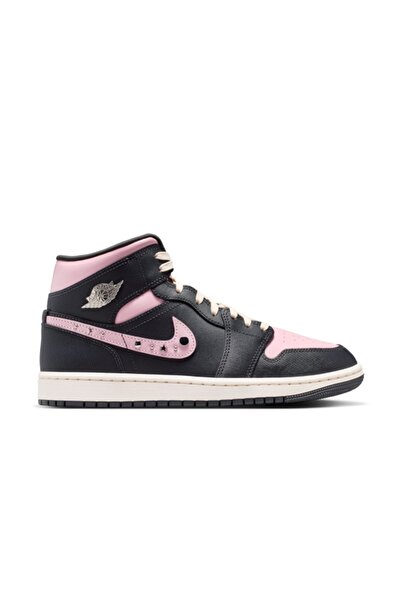 Nike Air Jordan 1 Mid SE "Iced Carmine" Kadın Basketbol Ayakkabısı Juststep