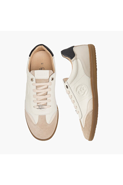 CARMELA Women Lace-Up Leather Ankle Sneakers