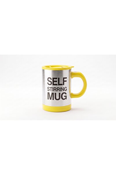 Primo Plus Electric Self-Stirring Stainless Steel Mug for Coffee and Hot Drinks