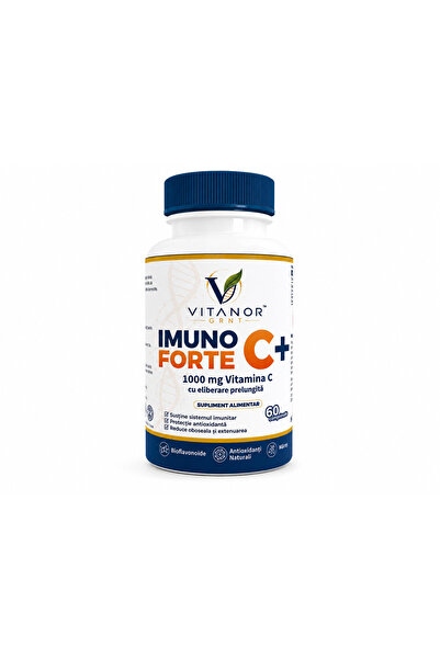 VITANOR - IMUNO FORTE C+ Vitamina C 1000 mg cu eliberare prelungita, bioflavo...