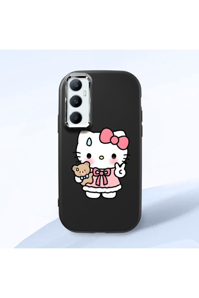 CHICASELUX حافظة Realme C65 4G المتوافقة مع الرسوم المتحركة اللطيفة على شكل ح...