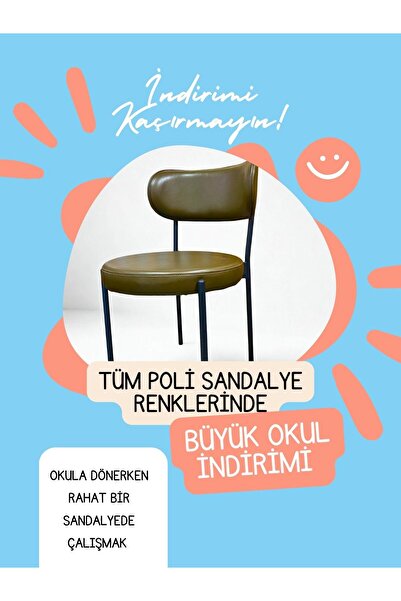 MONİMİMARLIK LUNA SANDALYE - ÇALIŞMA SANDALYESİ - KONFORLU SANDALYE - FARKLI ...