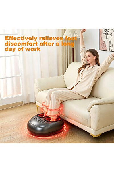 Sumkyle Shiatsu Foot Massager with Heat & Air Compression Deep Kneading