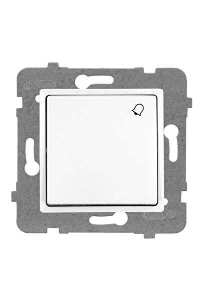 POLMARK Buton sonerie alb roz - E+PL-58883