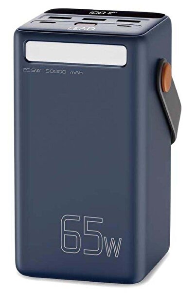 LEAD باور بانك، JP296-50000mAh، 65 واط، 2 منفذ Type-C، أزرق