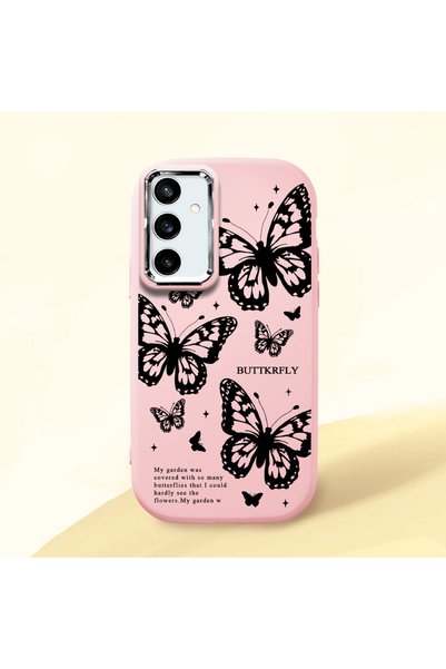 CHICASELUX Samsung Galaxy S23 Fe Compatible Minimal Butterfly Pattern Soft Si...