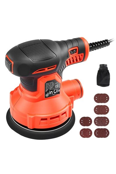 VEVOR Slefuitor orbital, 6 x viteze 6000-12000 rpm, putere 250W, platan 127 m...