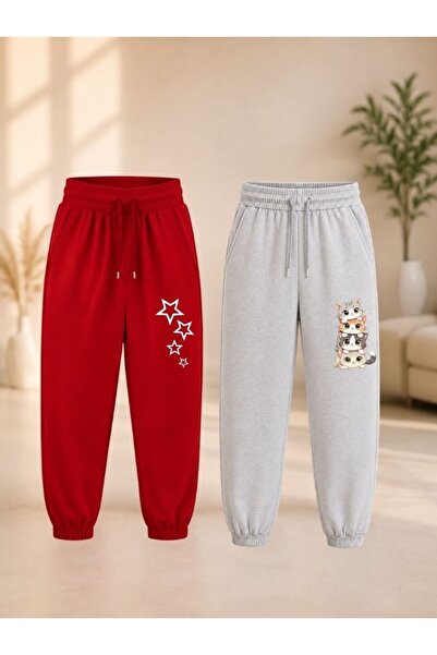 cm buseyiz Busekids Unisex Children's 2-Piece Printed Sweatpants School Sport...