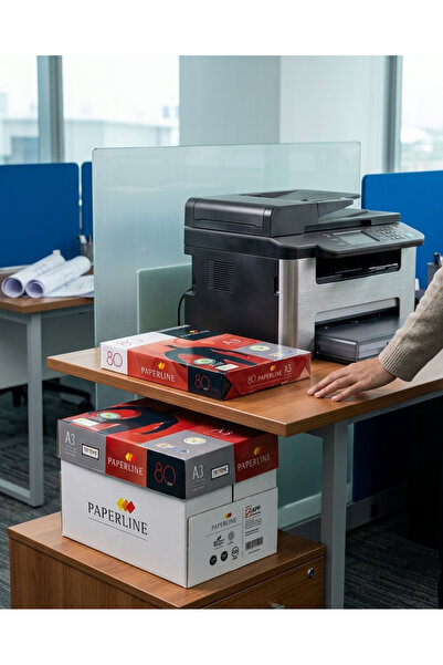 Paperline ورق تصوير A3 بوزن 80 جرام/م2، 500 ورقة/حزمة، 5 حزم/صندوق